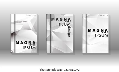 Abstract colorful and triangular background. book design concept. Futuristic business layout. Digital poster template. Vector Design - eps10