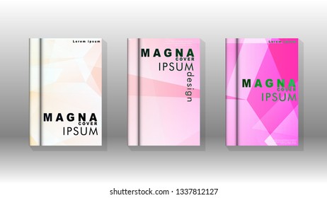 Abstract colorful and triangular background. book design concept. Futuristic business layout. Digital poster template. Vector Design - eps10
