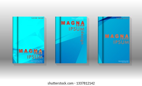 Abstract colorful and triangular background. book design concept. Futuristic business layout. Digital poster template. Vector Design - eps10