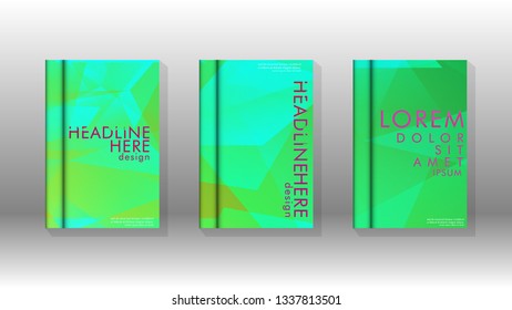 Abstract colorful and triangular background. book design concept. Futuristic business layout. Digital poster template. Vector Design - eps10