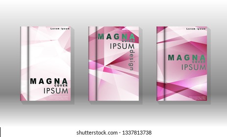 Abstract colorful and triangular background. book design concept. Futuristic business layout. Digital poster template. Vector Design - eps10