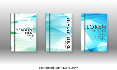 Abstract colorful and triangular background. book design concept. Futuristic business layout. Digital poster template. Vector Design - eps10