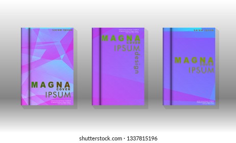 Abstract colorful and triangular background. book design concept. Futuristic business layout. Digital poster template. Vector Design - eps10