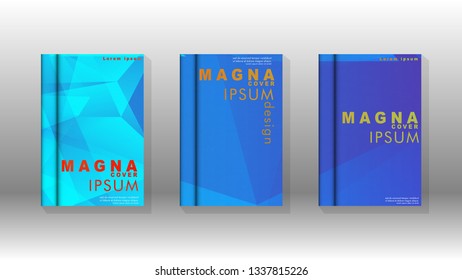 Abstract colorful and triangular background. book design concept. Futuristic business layout. Digital poster template. Vector Design - eps10