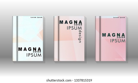 Abstract colorful and triangular background. book design concept. Futuristic business layout. Digital poster template. Vector Design - eps10
