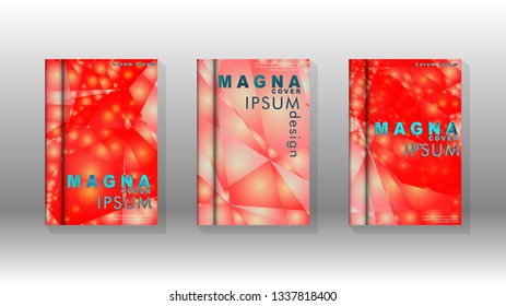 Abstract colorful and triangular background. book design concept. Futuristic business layout. Digital poster template. Vector Design - eps10