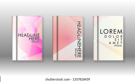 Abstract colorful and triangular background. book design concept. Futuristic business layout. Digital poster template. Vector Design - eps10
