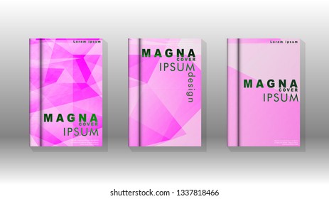 Abstract colorful and triangular background. book design concept. Futuristic business layout. Digital poster template. Vector Design - eps10