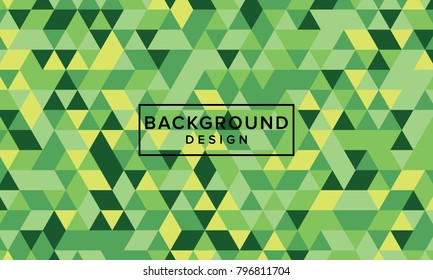 Abstract Colorful Triangular Background Design Vector Template