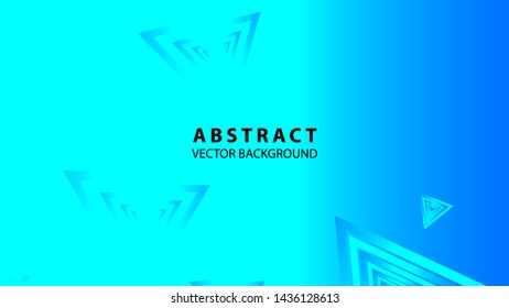 Abstract colorful triangular background with gradient color - Vector