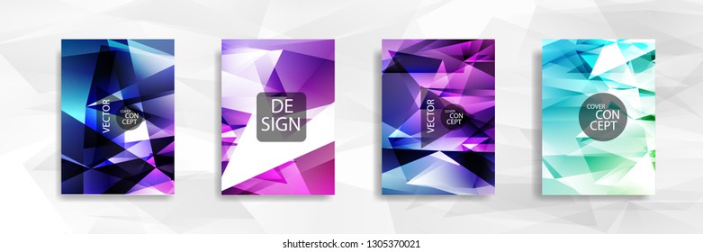 Abstract colorful and triangular background ready in eps 10