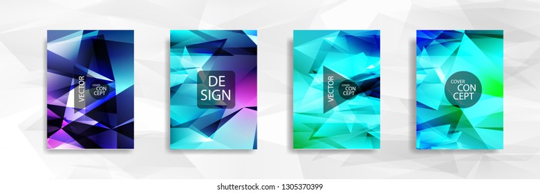Abstract colorful and triangular background ready in eps 10