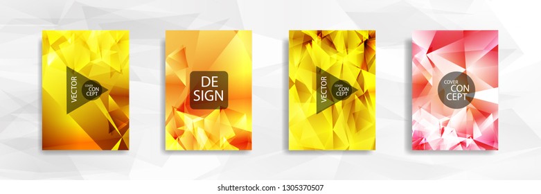 Abstract colorful and triangular background ready in eps 10