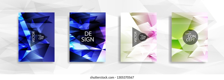 Abstract colorful and triangular background ready in eps 10