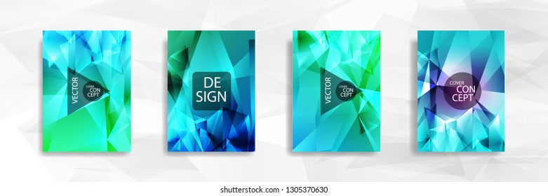 Abstract colorful and triangular background ready in eps 10