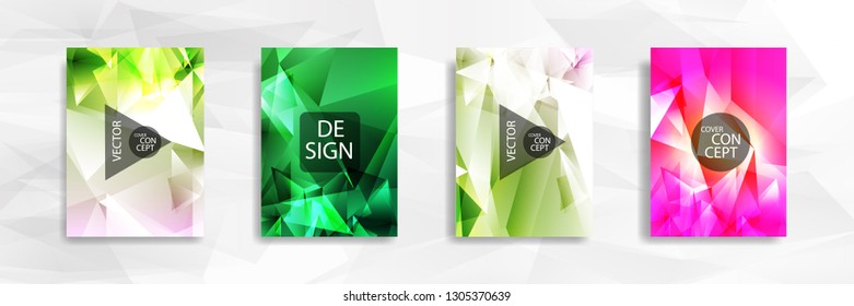 Abstract colorful and triangular background ready in eps 10