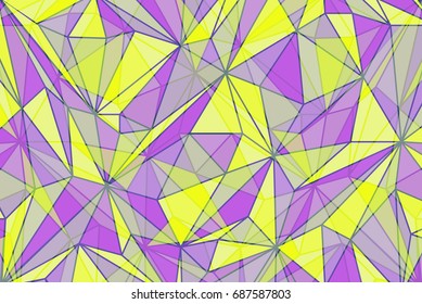 Abstract colorful triangular background vector