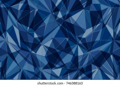 Abstract colorful triangular background, vector
