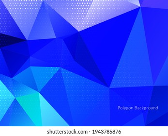 Abstracto vector de fondo triangular de cristales coloreados