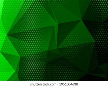 Abstract colorful triangular geometric crystal background vector