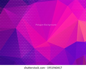 Abstrakter bunter dreieckiger geometrischer Hintergrund, Vektorgrafik