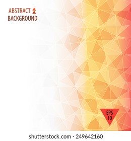 Abstract colorful triangular low poly style vector background