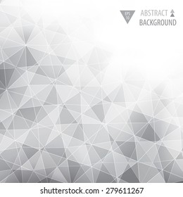 Abstract colorful triangular low poly style vector background