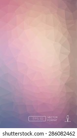 Abstract colorful triangular low poly style vector background,Vector illustration