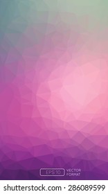 Abstract colorful triangular low poly style vector background,Vector illustration