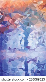 Abstract colorful triangular low poly style vector background,Vector illustration