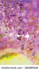 Abstract colorful triangular low poly style vector background,Vector illustration