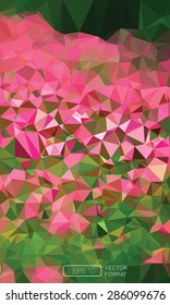 Abstract colorful triangular low poly style vector background,Vector illustration
