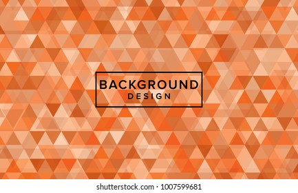 Abstract Colorful Triangular Wallpaper Background Design Vector Template