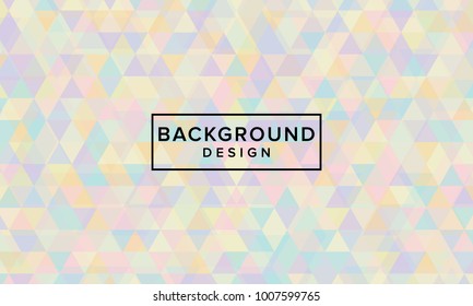 Abstract Colorful Triangular Wallpaper Background Design Vector Template