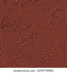 ABSTRACT COLORFUL TURING PATTERN ROUGH ORANGE COLOR DESIGN DARK BAKGROUND VECTOR GOOD FOR WALLPAPER, COVER,POSTER 