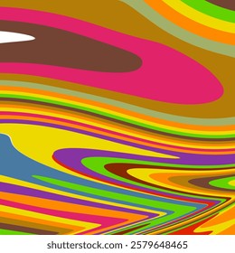 Abstract colorful  twirl pattern background. Vector Illustration.
