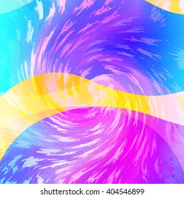 Abstract colorful twisted background.