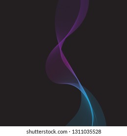 abstract colorful twisted waves