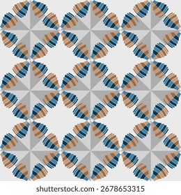 abstraktes buntes und einzigartiges nahtloses Musterdesign
