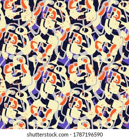 Abstract colorful unusual pattern. Seamless backdrop