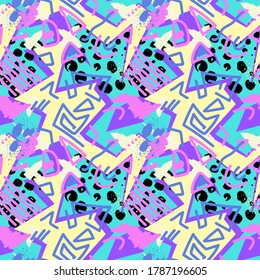 Abstract colorful unusual pattern. Seamless backdrop