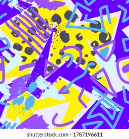 Abstract colorful unusual pattern. Seamless backdrop