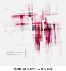 Abstract Colorful Various Rectangle overlap Background Design. Geometric Style concept.