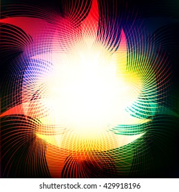 Abstract colorful vector background.