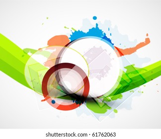 Abstract colorful vector background