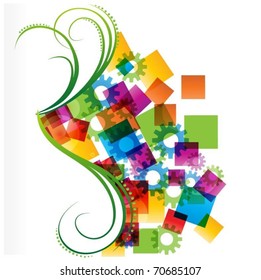 abstract colorful vector background