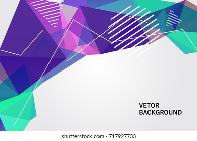 Abstract colorful vector background