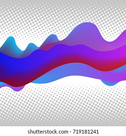 Abstract colorful vector background.