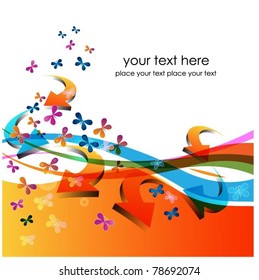 abstract colorful vector background