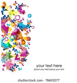 abstract colorful vector background